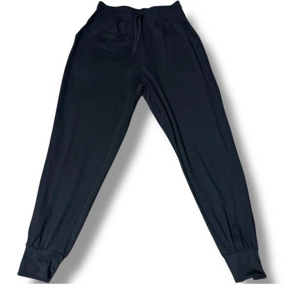 Amazon Basics Women's Black Drawstring Waist Simple Comfy Jogger Pants - Picture 8 of 11